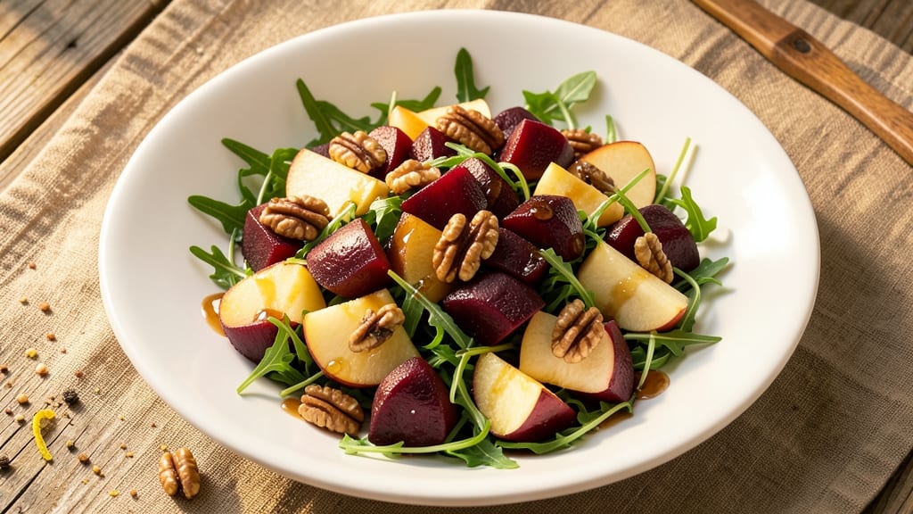 Roasted Beet and Apple Salad Recipe: Earthy Sweetness With Crispy Edges