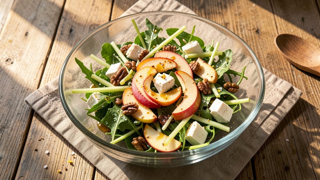 Apple Brie Salad Recipe: Crunchy Celery and Melty Cheese Harmony
