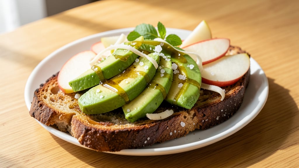Avocado Toast With Apple and Ginger Recipe: Bright Morning Crunch With Zesty Twist