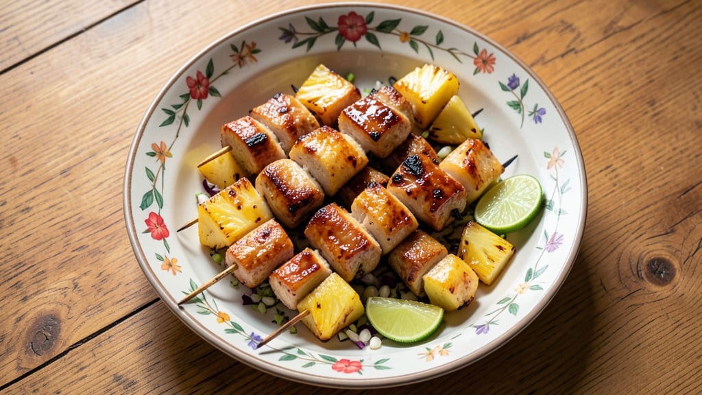 Pineapple Pork Skewers Recipe: Grilled Caramelized Sweetness With Tangy Bite