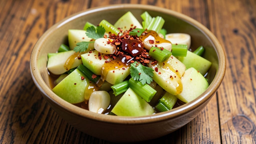 Green Apple Hot Sauce Recipe: Crunchy Celery and Tart Apple Heat Fusion