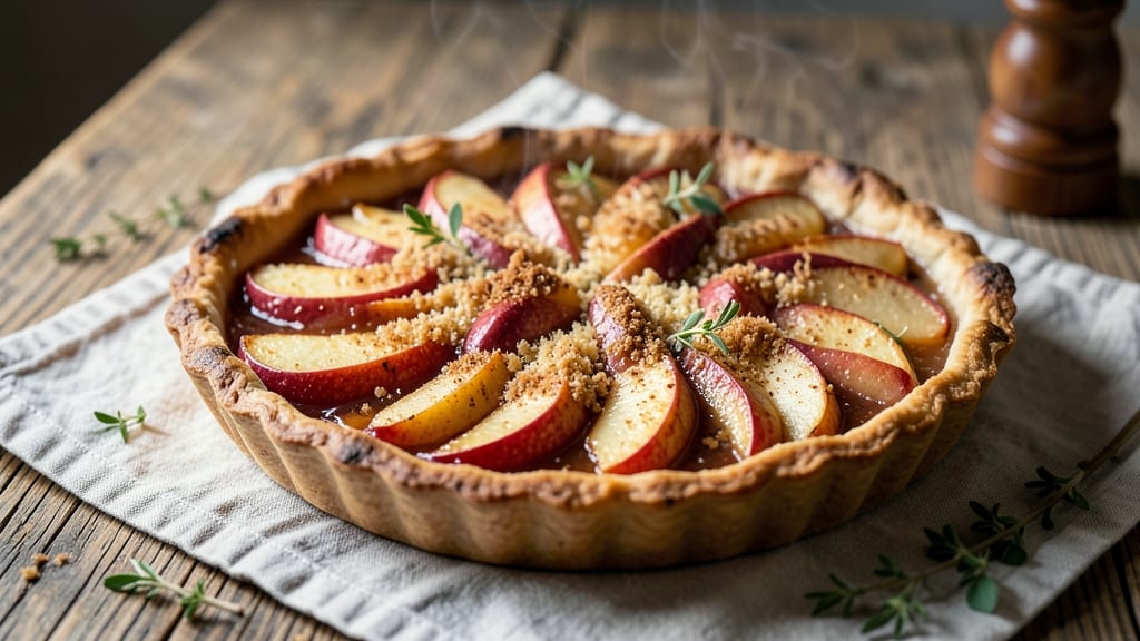 French Normandy Apple Tart Recipe: Rustic Pastry With Caramelized Apple Filling