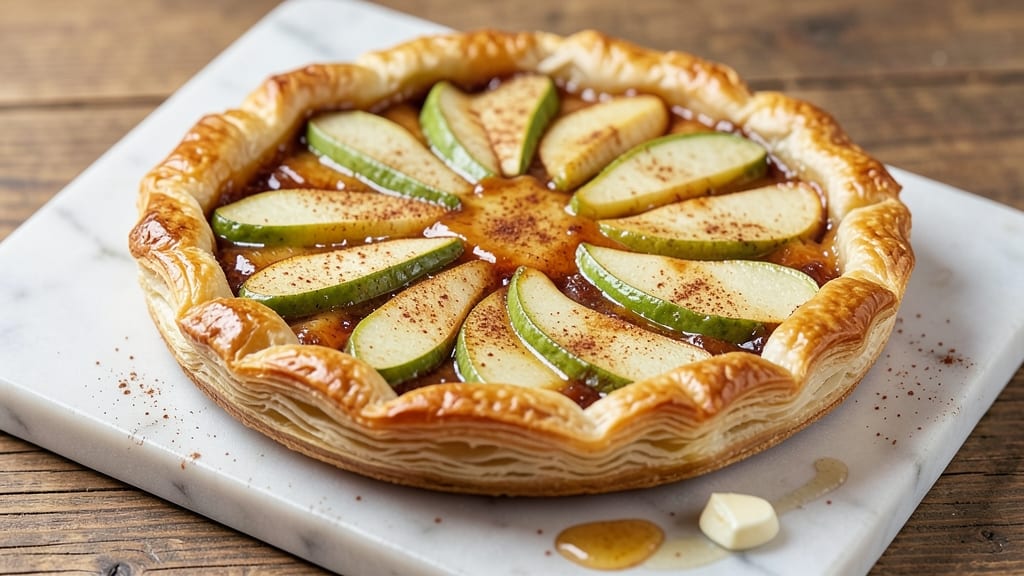 French Style Apple Tarts Recipe: Flaky Pastry Hugs Spiced Filling