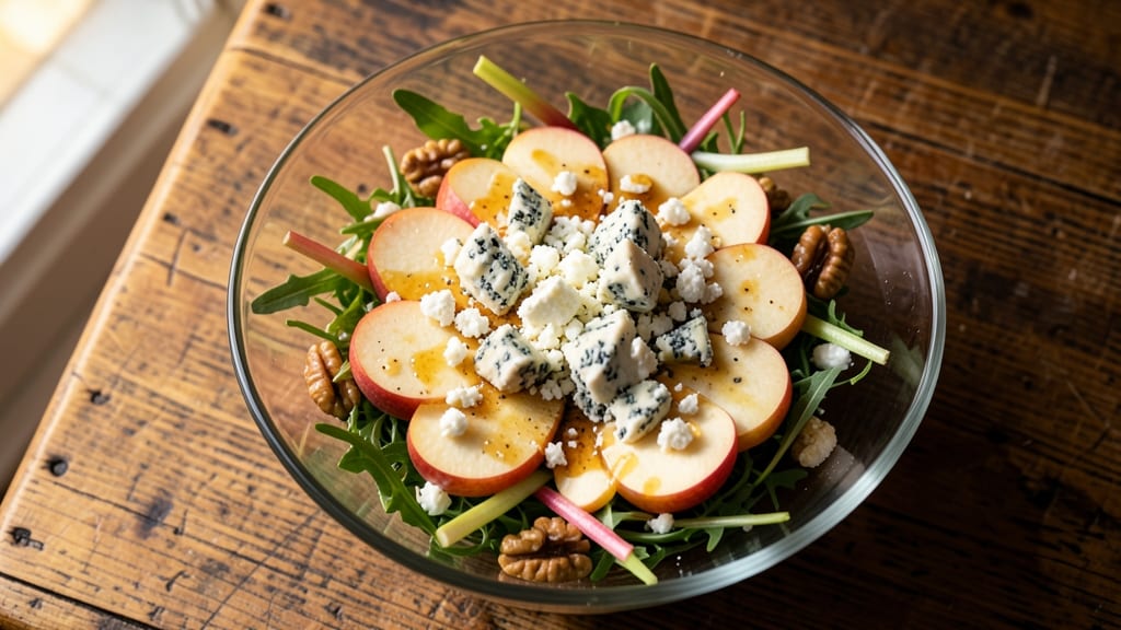 Buca's Apple Gorgonzola Salad Recipe: Creamy Goat Cheese and Crunchy Celery Fusion
