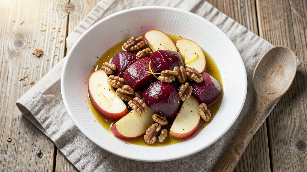 Beet Apple Walnut Salad Recipe: Earthy Sweetness With Nutty Crunch Balance
