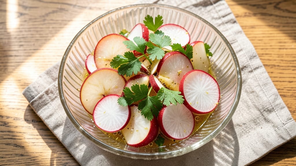 Apple Radish Salad Recipe: Crunchy Sweetness with Earthy Bite
