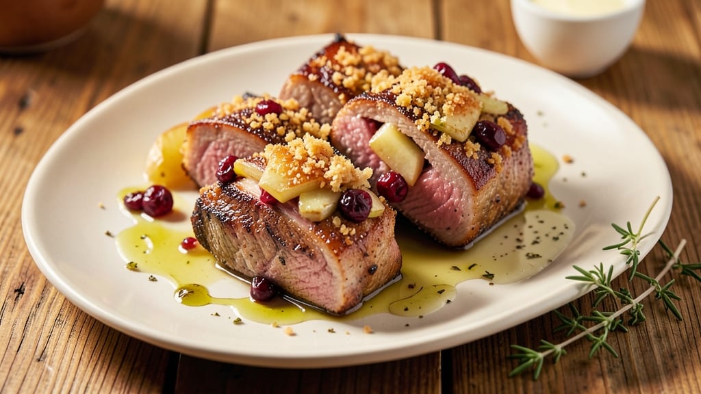 Apple Cranberry Stuffed Pork Chops Recipe: Sweet-Tart Filling That Stays Put