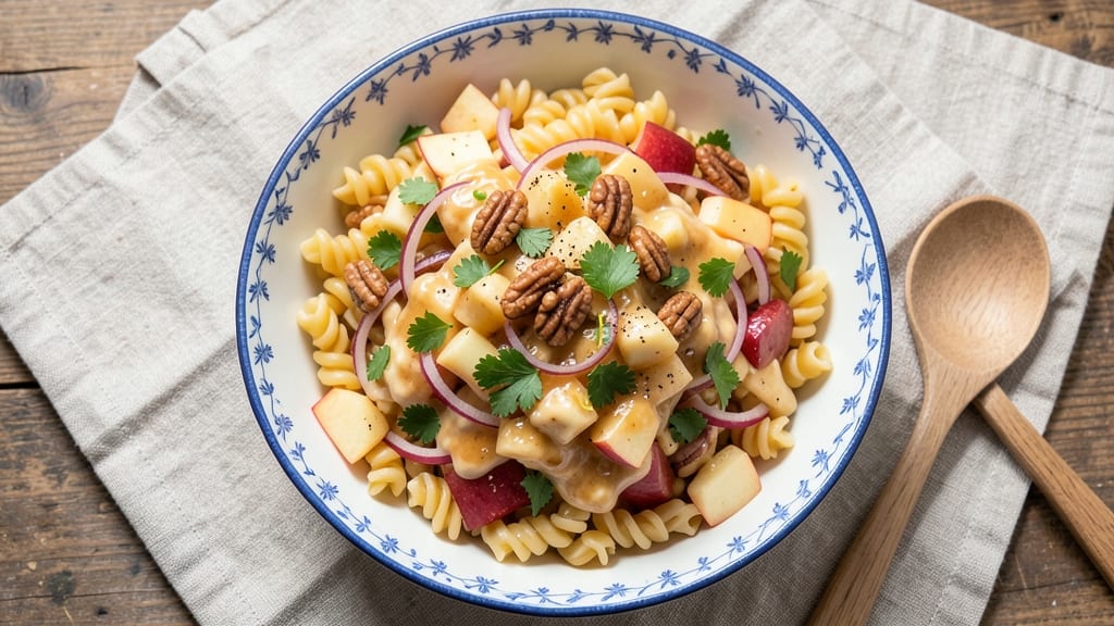 Apple Spice Junction Pasta Salad Recipe: Warm Cinnamon Crunch Meets Cool Noodles