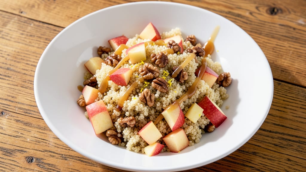 Quinoa Apple Salad Recipe: Sweet Tart Crunch With Toasted Walnut Depth