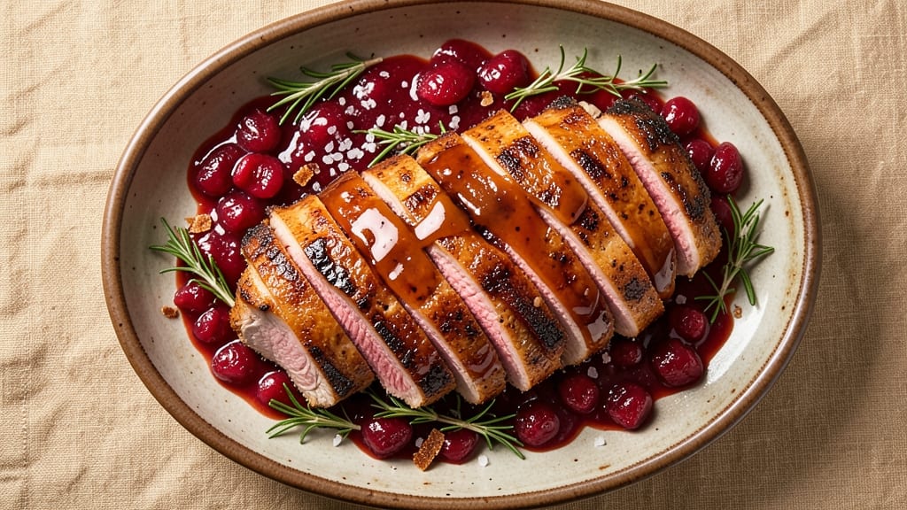 Cranberry Dijon Pork Roast With Apple Cider Glaze Recipe: Sweet-Tart Glaze That Caramelizes Every Roast