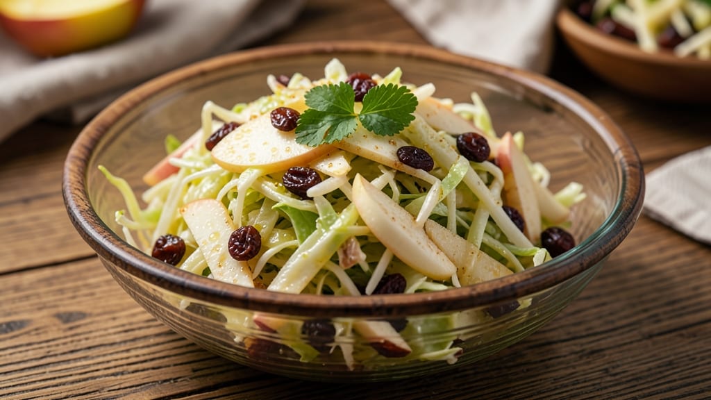 Apple Craisin Coleslaw Recipe: Crunchy Cabbage Meets Sweet Apple Zing