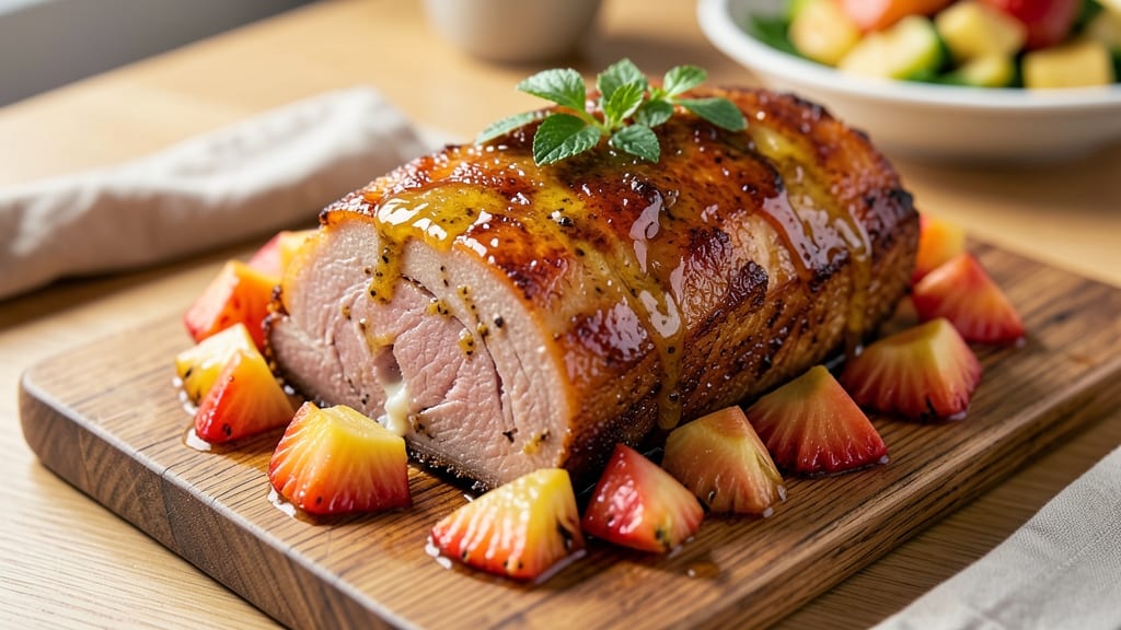 Cooked Ham With Pineapple Glaze Recipe: Caramelized Sweetness That Sticks to Every Slice