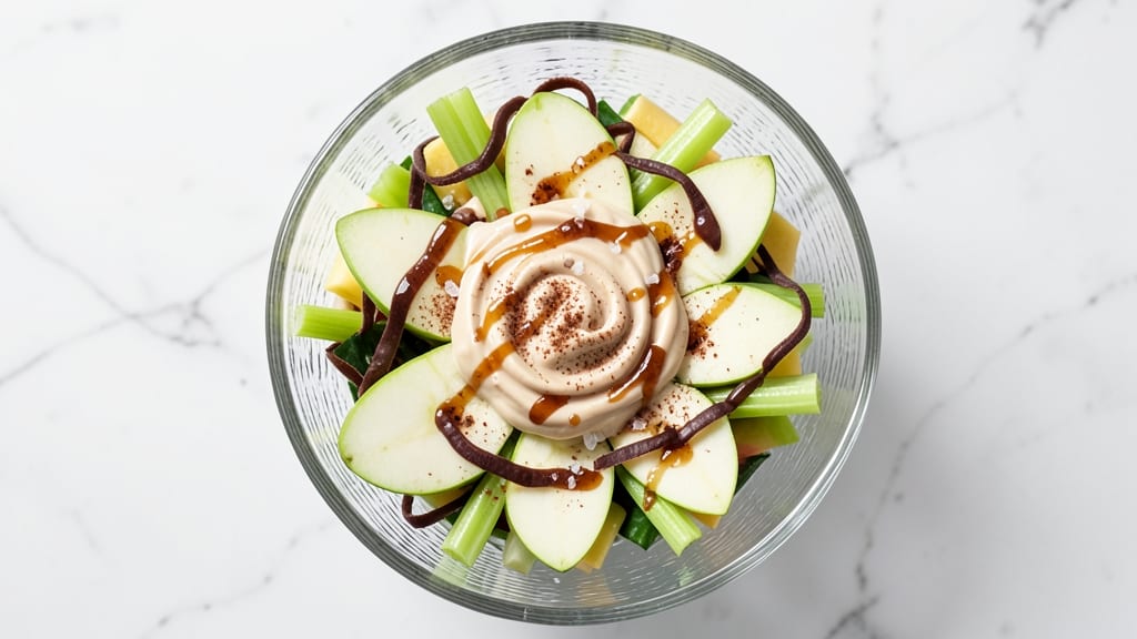 Healthy Snickers Apple Salad Recipe: Crunchy Celery, Sweet Apple, and Peanut Butter Bliss