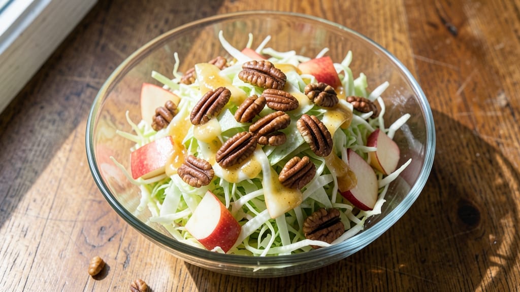 Apple Pecan Coleslaw Recipe: Nutty Sweetness Meets Crisp Cabbage Bite