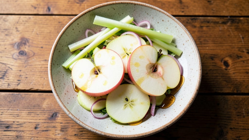 Kohlrabi Apple Salad Recipe: Crunchy Celery and Sweet Apple Refreshment