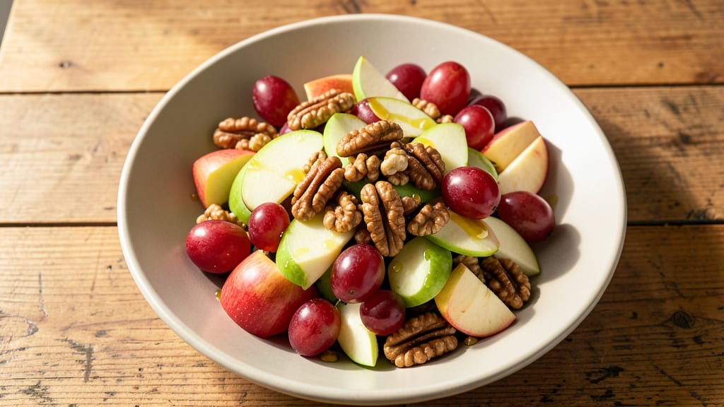 Apple Grape Walnut Salad Recipe: Crunchy Nutty Sweetness in Every Bite