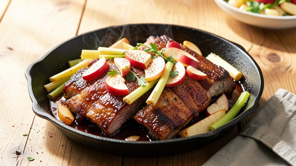 Apple Ribs Recipe: Smoky Apple-Celery Glaze That Locks in Juices