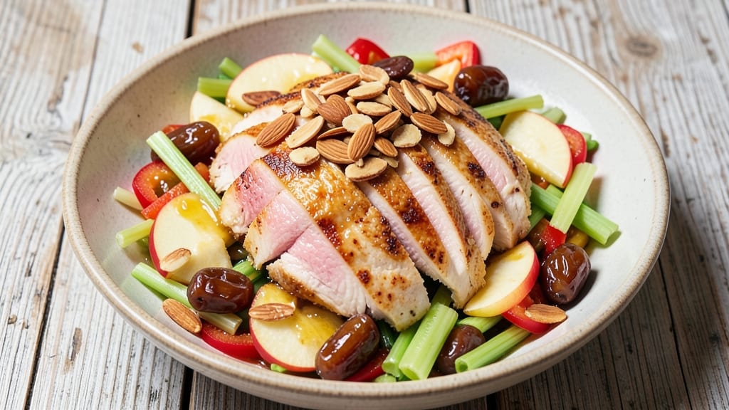 Apple Date Chicken Salad Recipe: Sweet-Tart Crunch With Celery Pepper Zing