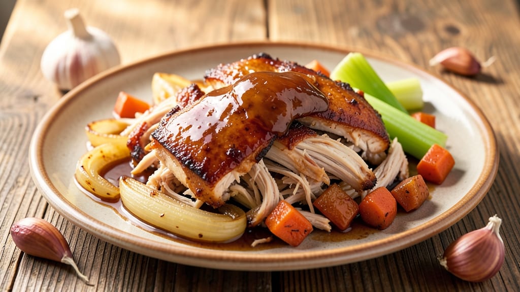 Apple Cider Pulled Chicken Recipe: Smoky Apple Cider Sauce That Shreds Effortlessly