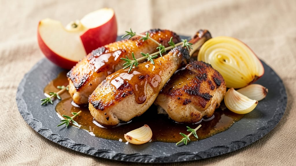 Apple Cider Chicken Thighs Recipe: Braised Until Fall-Off-The-Bone Juicy
