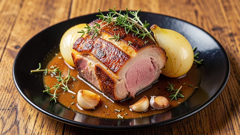 Recipe for Apple Cider Braised Pork Roast: Deep-Roasted Crunch Meets Caramelized Sweetness