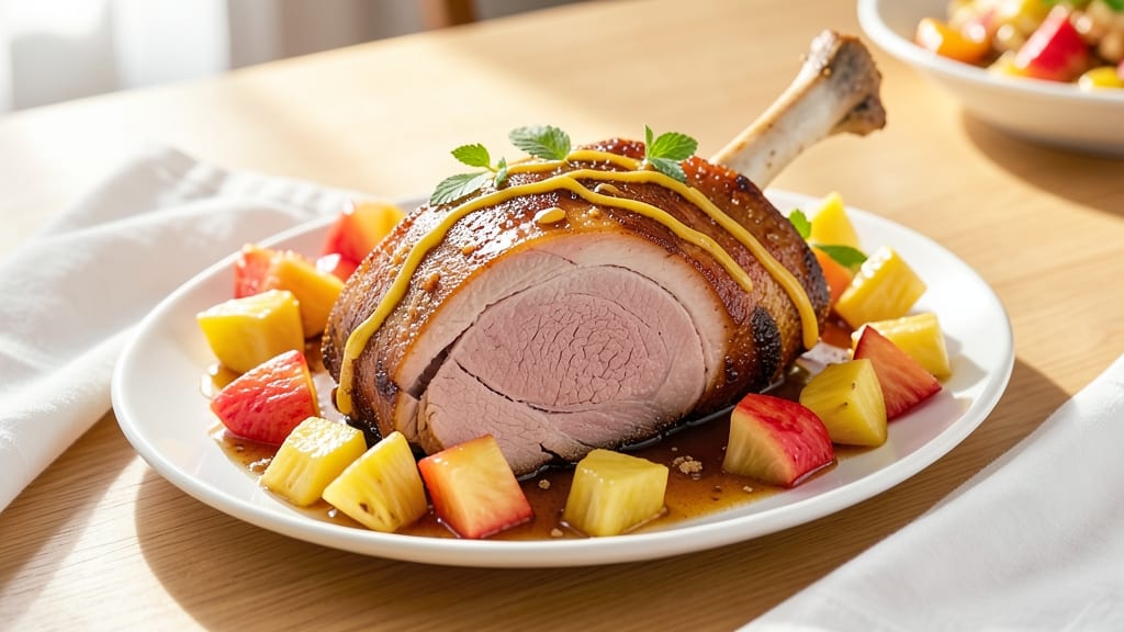 Pork Ham with Pineapple Recipe: Sweet-Tart Glaze That Caramelizes Every Layer