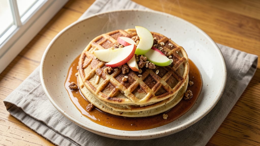 Carrot Apple Pancakes Recipe: Fluffy Stacks With Spiced Streusel Topping