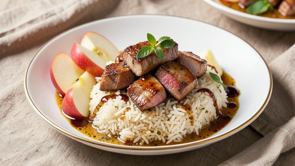 Pork Apple Rice Recipe: Sweet and Savory One-Pot Wonder