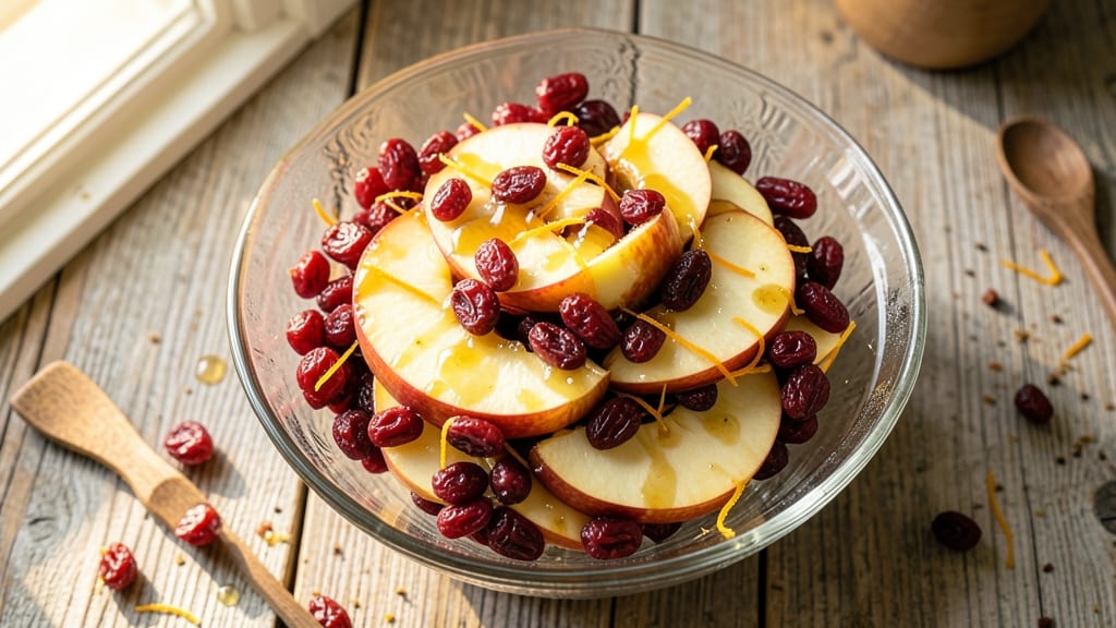 Apple Cranberry Fruit Salad Recipe: Bright Citrus-Dressed Crunch in 10 Minutes