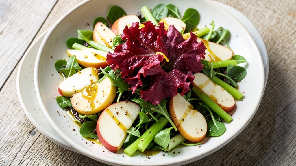 Apple Salad With Honeycrisp Apples Recipe: Crisp Celery and Sweet Apple Crunch Contrast