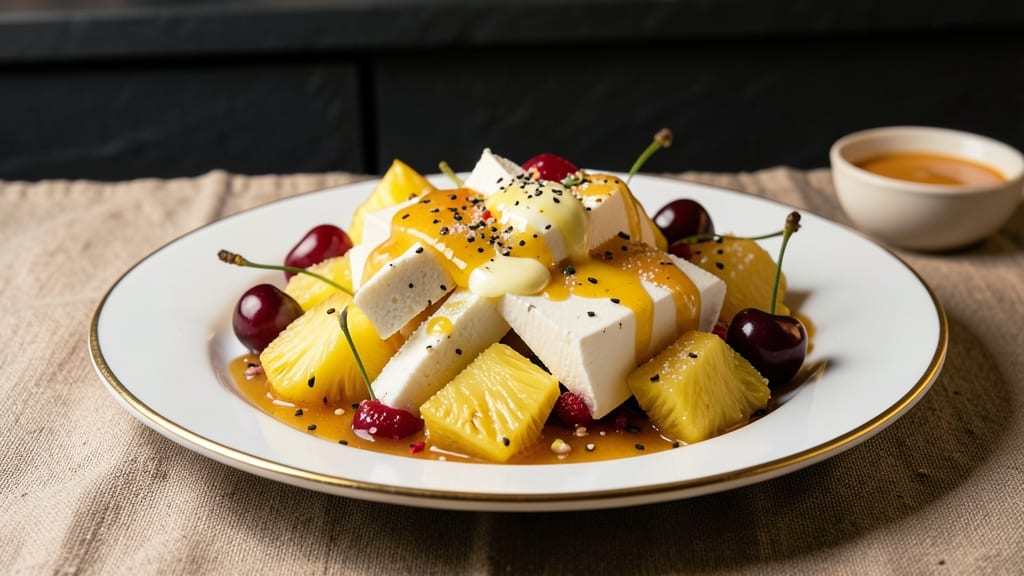 Cheese Cherry Pineapple Recipe: Tropical Sweetness With Crunchy Contrast