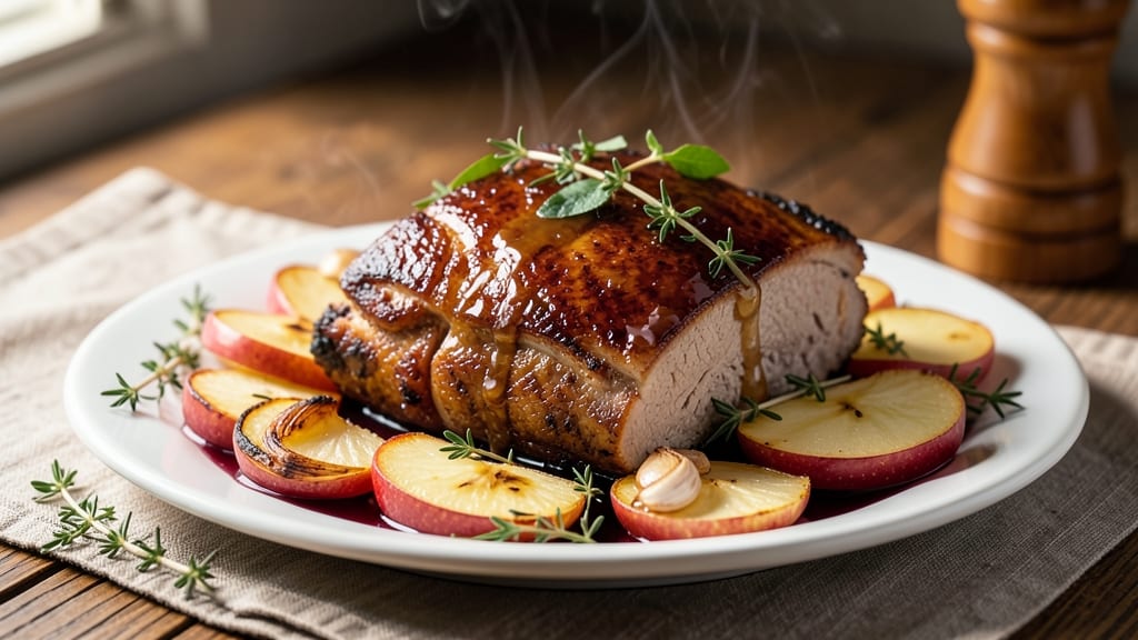 Pork Shoulder with Apples Recipe: Slow-Braised Until Shatteringly Tender