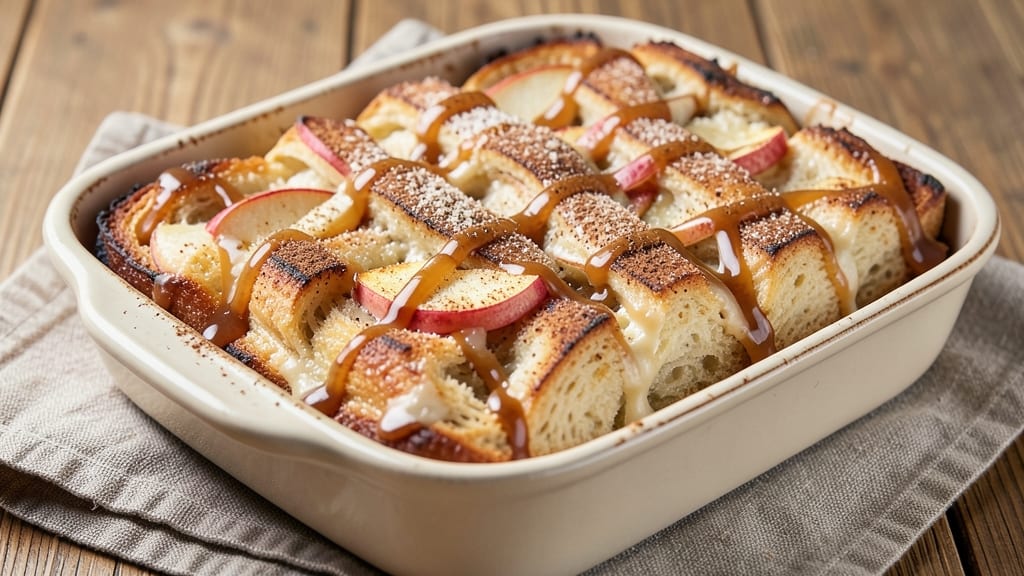 Apple French Toast Bake Recipe: Spiced Cinnamon Crunch Topping Magic