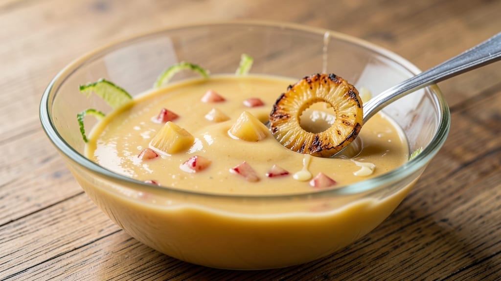 Creamy Pineapple Sauce Recipe: Tropical Velvety Swirl for Desserts or Dipping
