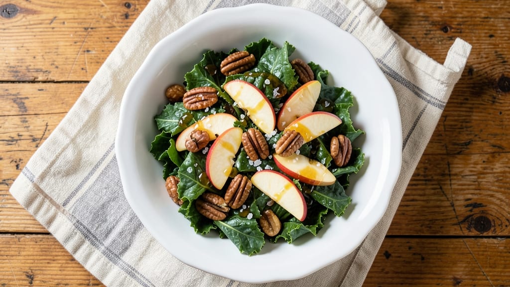 Kale Apple Pecan Salad Recipe: Crunchy Nutty Sweetness in 10 Minutes