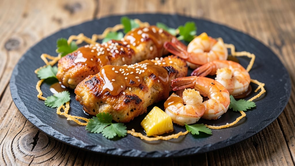 Cheesecake Factory Crispy Pineapple Chicken and Shrimp Recipe: Tropical Crunch Meets Sweet Tart Glaze in One Pan