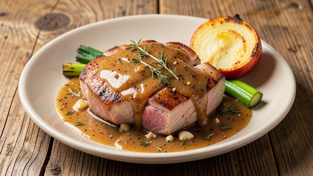 Apple Gravy Recipe for Pork: Crisp Celery Crunch Meets Silky Sweet Sauce