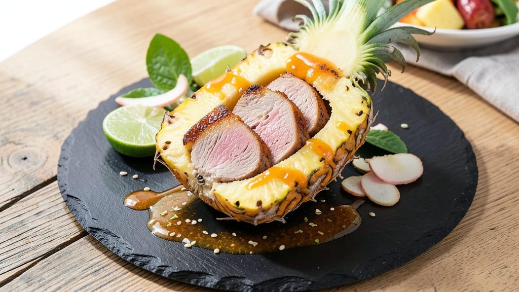 Pork Stuffed Pineapple Recipe: Tropical Crunch Meets Caramelized Sweetness