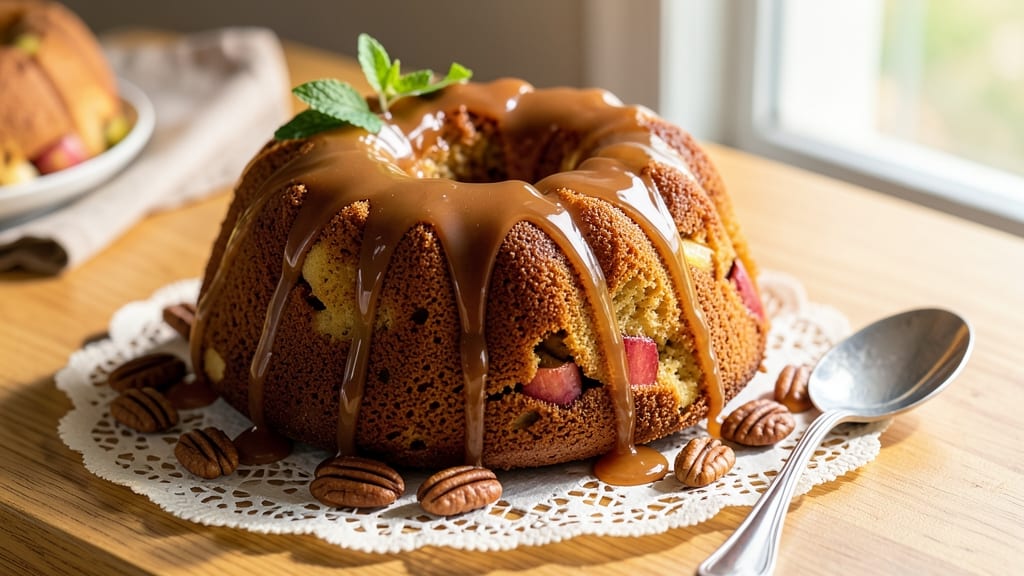 Apple Bundt Cake Recipe With Caramel Sauce: Warm Spice Streusel Hugging Gooey Centers