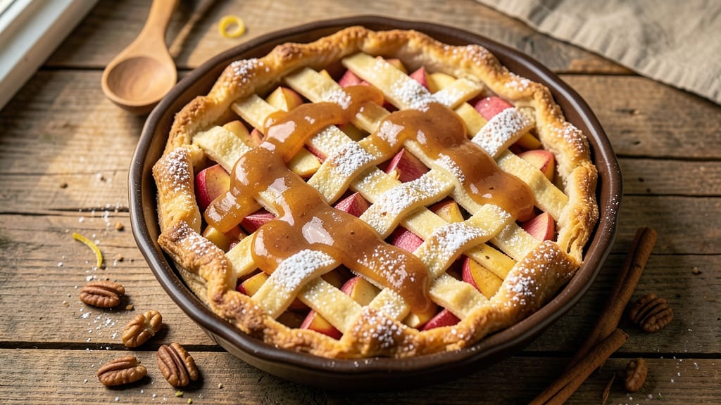 Apple Pie Recipe With Apple Sauce: Double-Layered Crust and Filling Fusion