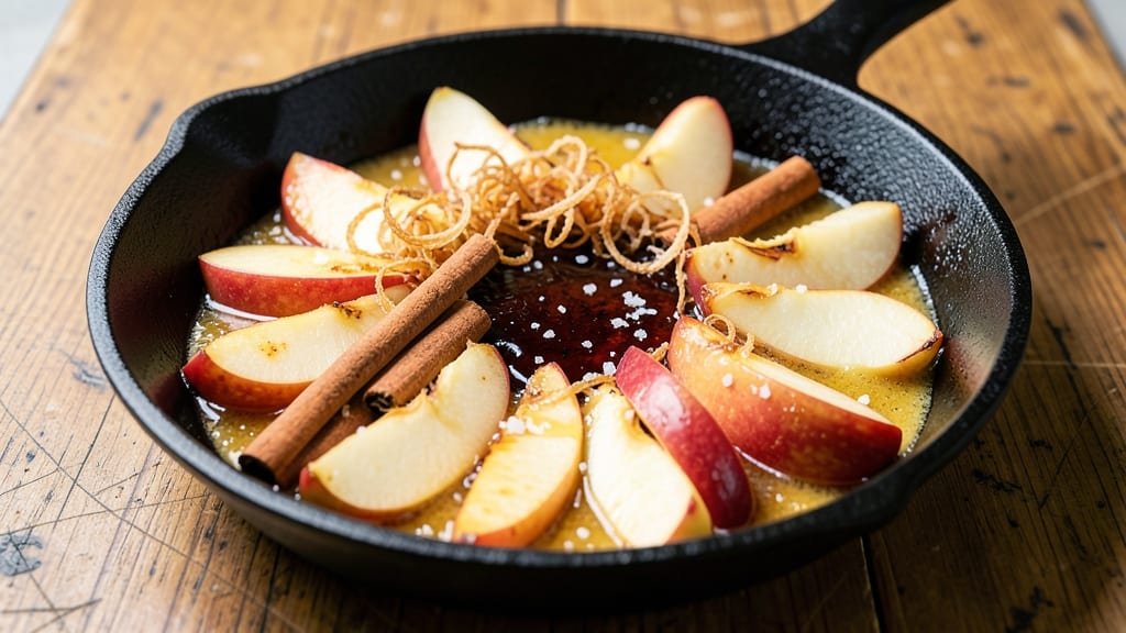 Apple Flambe Recipe: Dramatic Kitchen Theater With Brandied Apples