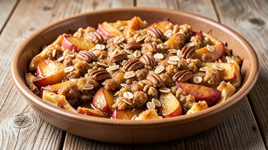 Cheesecake Factory Warm Apple Crisp Recipe: Buttery Streusel Hugs Tart Apple Filling