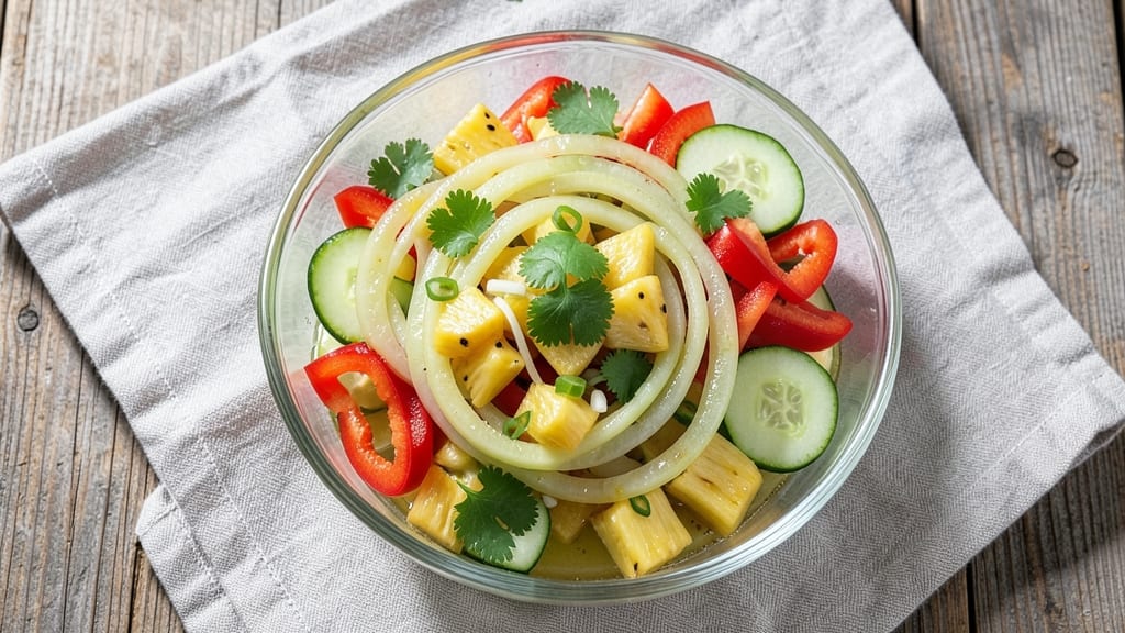 Ampalaya Salad With Pineapple Recipe: Tropical Crunch Meets Sweet Pineapple Zing