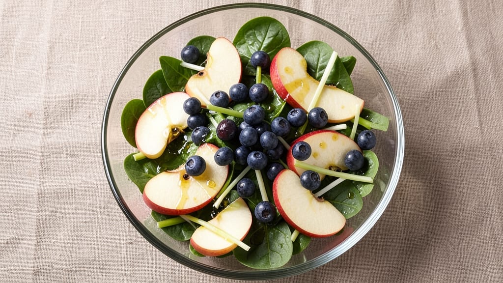 Apple Blueberry Salad Recipe: Crunchy Celery and Juicy Fruit Harmony
