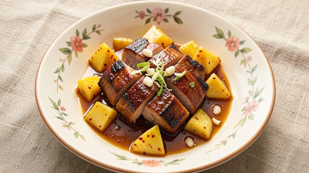 Pork Recipe With Pineapple Tidbits: Sweet-Tart Crispy Bites in One Pan