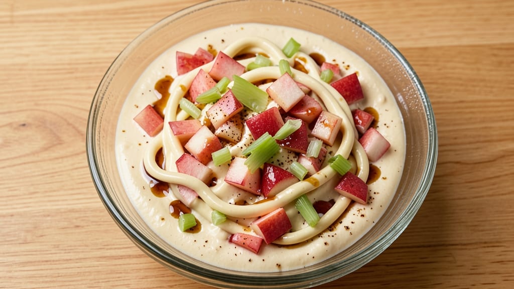 Fuji Apple Chicken Salad Dressing Recipe: Sweet-Tart Vinaigrette With Celery Crunch