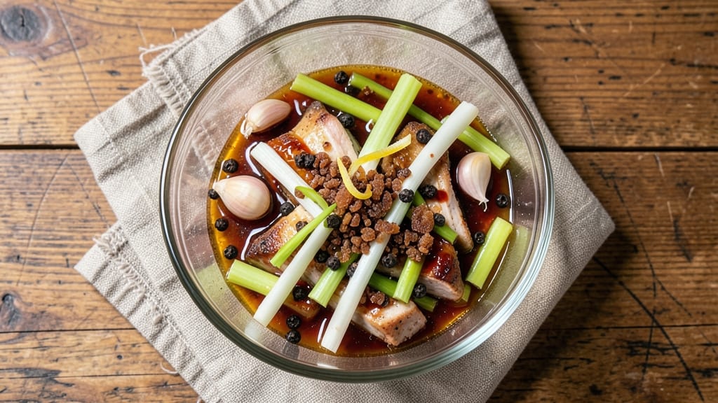 Pork Chop Apple Cider Vinegar Marinade Recipe: Celery-Pepper Zing That Tenderizes Deeply
