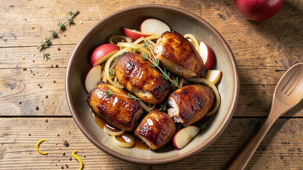 Apple Onion Chicken Recipe: Sweet and Savory One-Pan Bake