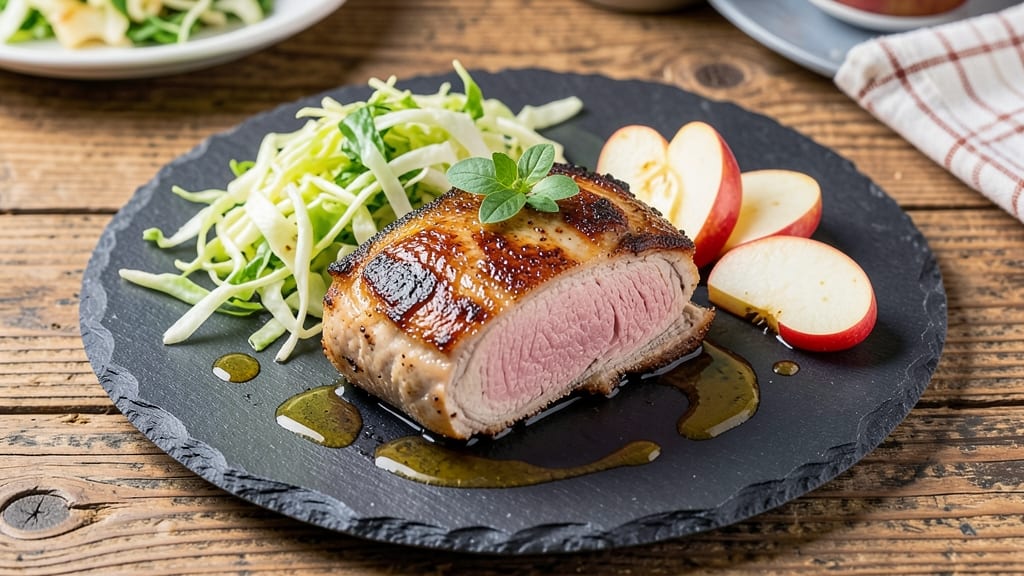 Pork Chops with Cabbage and Apples Recipe: Crispy Edges and Sweet-Tart Simmer