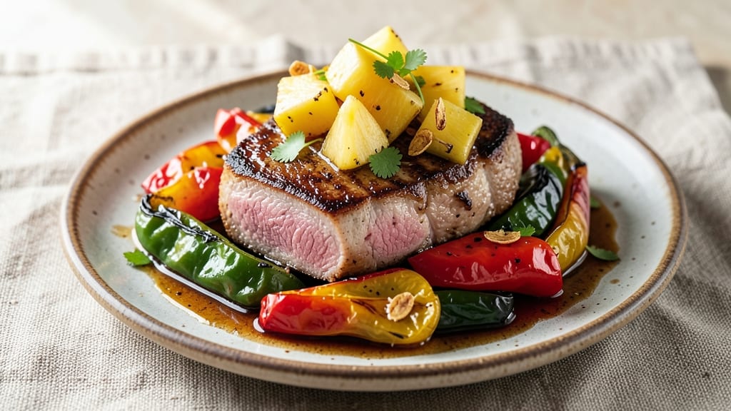 Pork Pineapple Peppers Recipe: Sweet-Tart Glaze with Crispy Bell Pepper Bites
